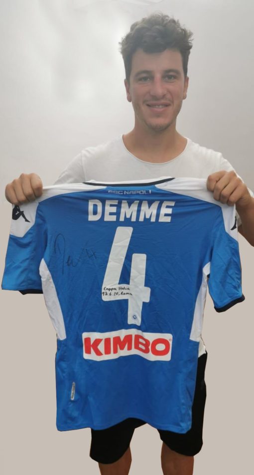 Asta-Match Worn-Maglia Diego Demme finale Coppa Italia Napoli Juventus17/06/2020