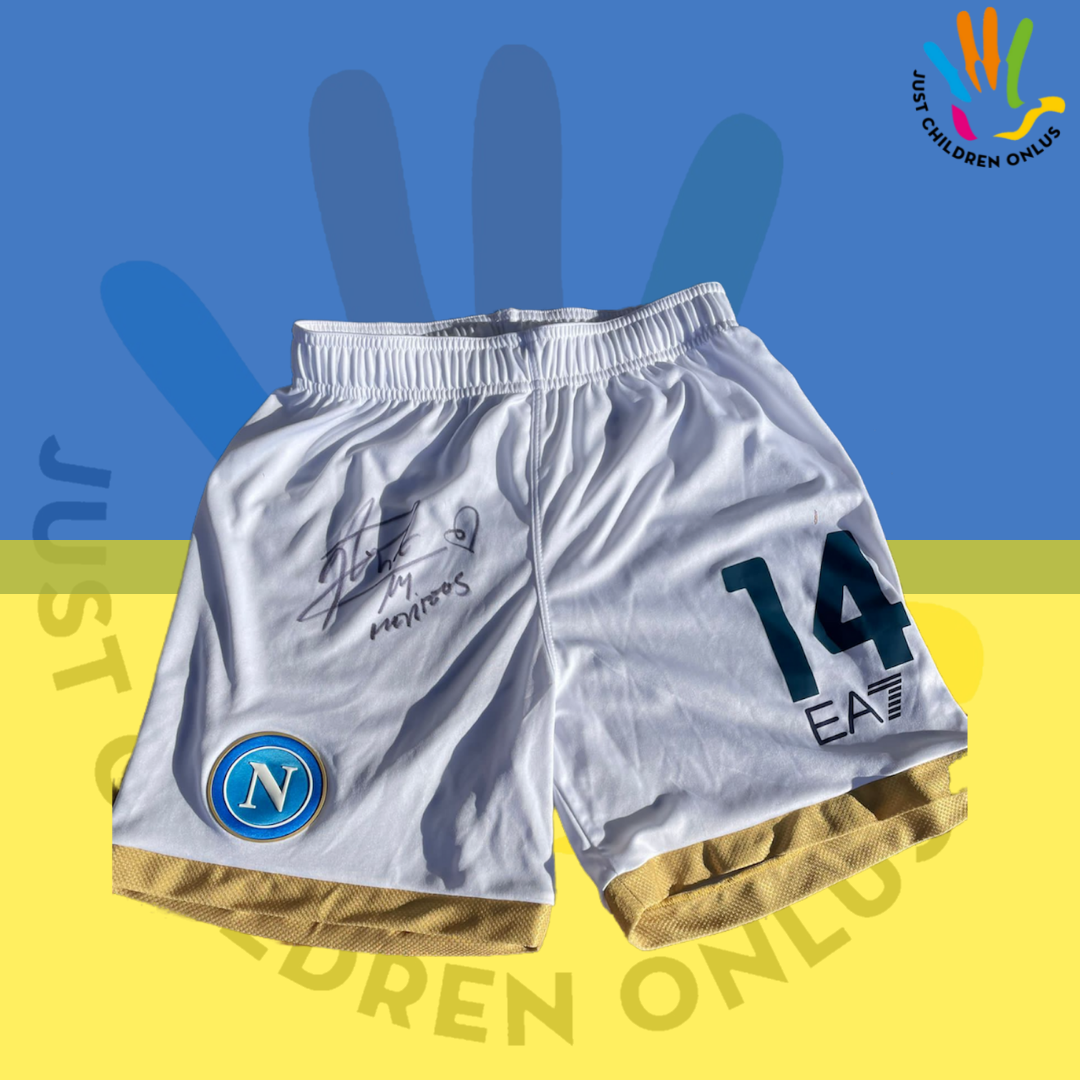PANTALONCINO DRIES MERTENS SERIE A TIM - Just Children Onlus